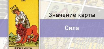 8 старший аркан Райдера-Уэйта Сила: значение, описание, характеристики