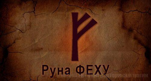 Первый знак Старшего Футарка руна Феху. Значение, применение.