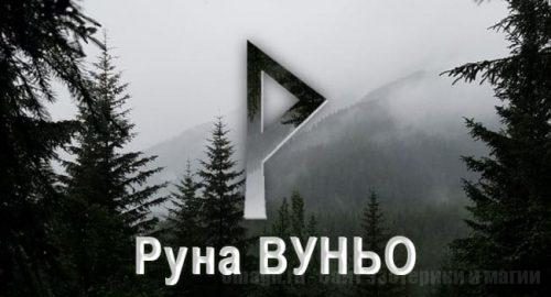 Скандинавская руна Вуньо. Старший Футарк. Значение прямой и перевернутой руны.