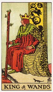 Король Жезлов. Классическая колода Райдера-Уэйта. Значение, описание