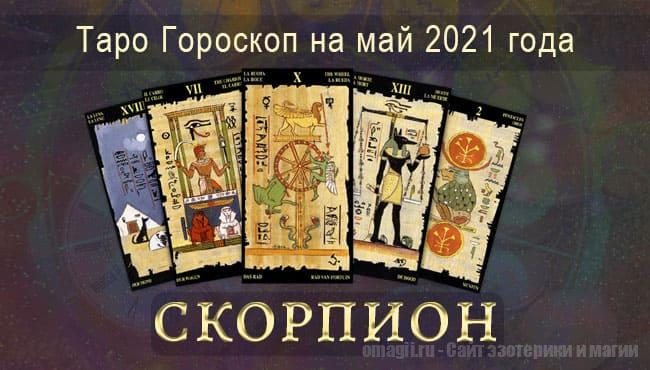 Таро-гороскоп на май 2021. Любовь, работа, здоровье для Скорпиона
