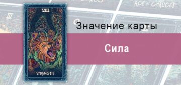 Сила в Таро Prisma Visions — Мощь