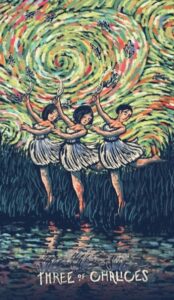 3 Чаш в колоде таро prisma visions