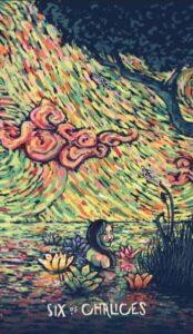 6 Чаш в колоде таро prisma visions