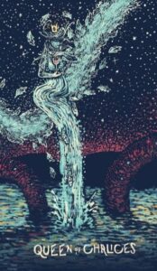 Королева Чаш в колоде таро prisma visions