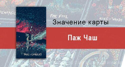 Паж Чаш в Таро prisma visions — Путешествие сердца