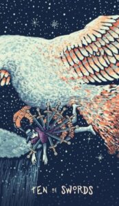 10 Мечей в колоде таро prisma visions
