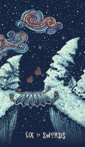 6 Мечей в колоде таро prisma visions